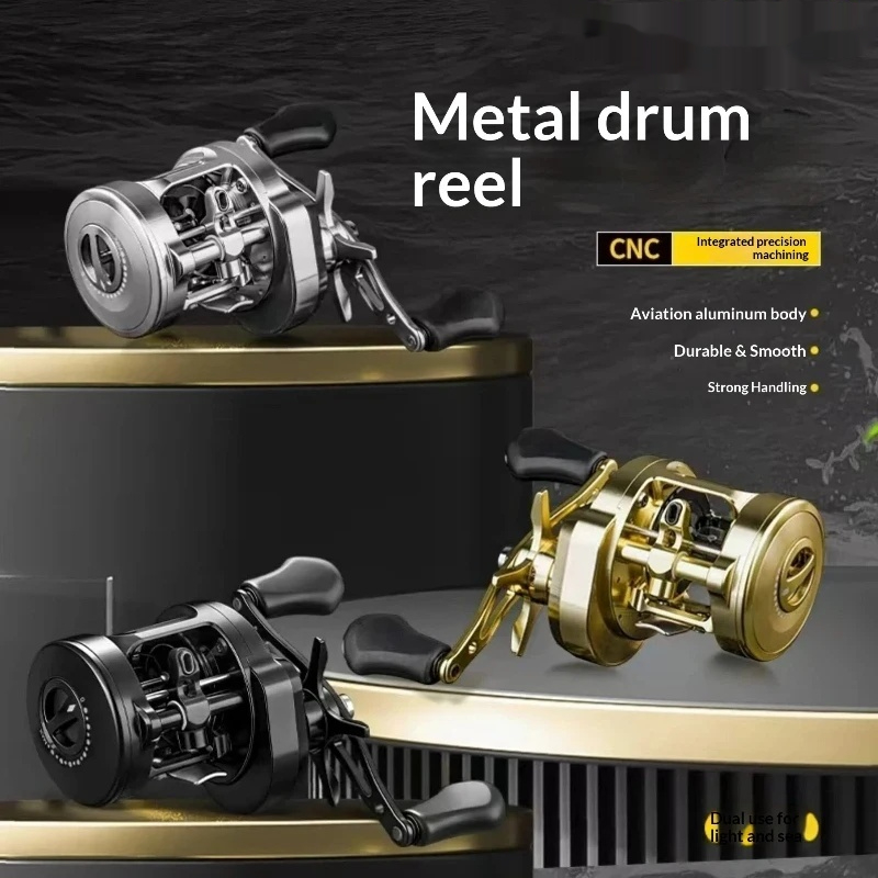Trolling Reel - Korkmas S300 Całkowicie Metalowa Kołowrotek Bębnowy